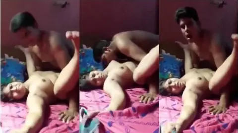 Bengali divorced milf’s boobs sucked & fucked by young tenant