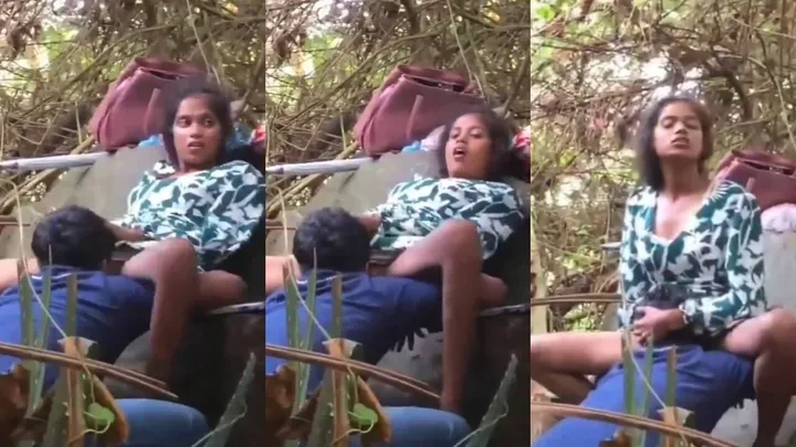 Horny Tamil college girl’s pussy licked and eaten by junior guy