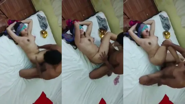 Mallu hubby surprises wife by blindfold BDSM sex on anniversary