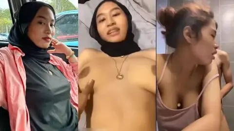 Big boobs Malay hijab girl hardcore sex in washroom by bf