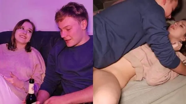 Engaged guy acts innocent to seduce and fuck a shy Russian girl