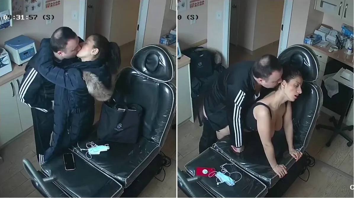 Hot patient lady paying for treatment with sex (IP cam footage)