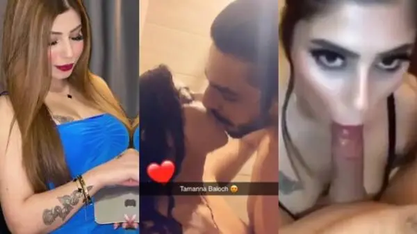 Hot Pakistani TikToker Tamanna Baloch blowjob & fucking viral
