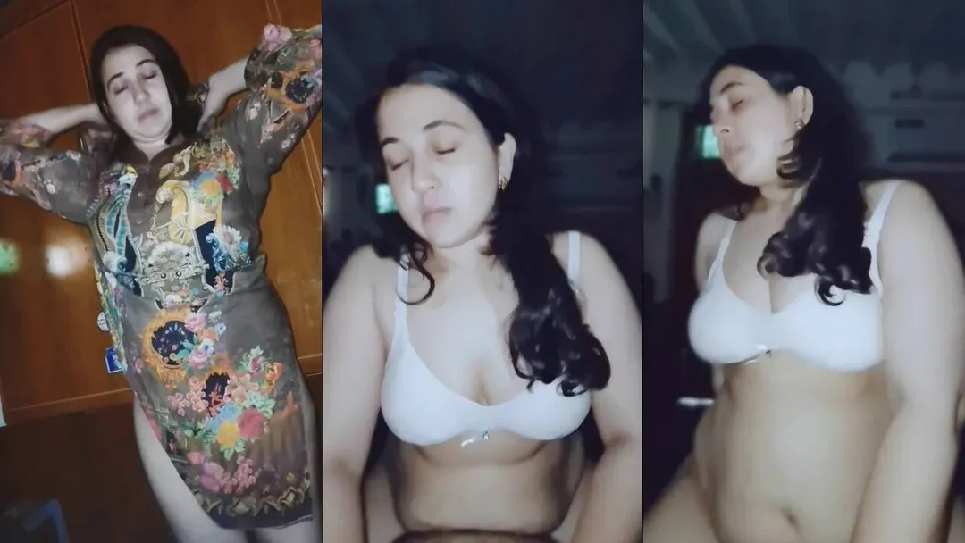 Chubby Paki wife in bra riding husband’s dick & doggy style sex
