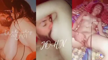 Newlywed Paki couple hot honeymoon romance clips merged