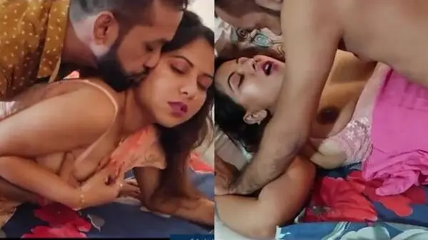 Horny guy couldn’t resist fucking his sexy new wife on hot day
