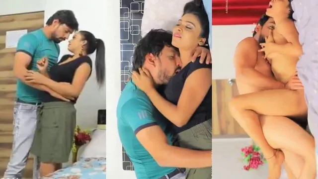 Guy seduces married ex-girlfriend and screws her in her bedroom