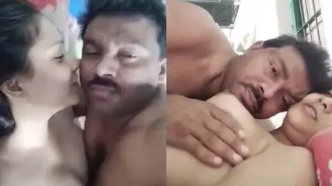 Beautiful village wife’s boobs sucking & passionate fucking mms