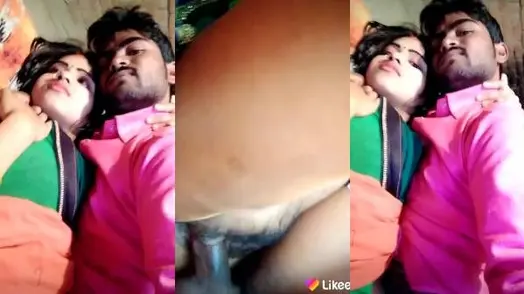 Beautiful village wife’s hairy chut chudai on social media app