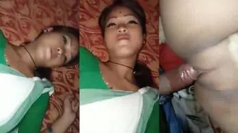 Beautiful Guwahati girl Ashima shaved pussy fucking by bf mms