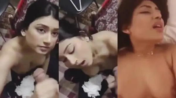 Hot Mumbai girl handjob & saying “bas karo bas” during hard fuck