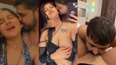 Hot Indian Insta girl Isha’s erotic romance and pussy licking by bf