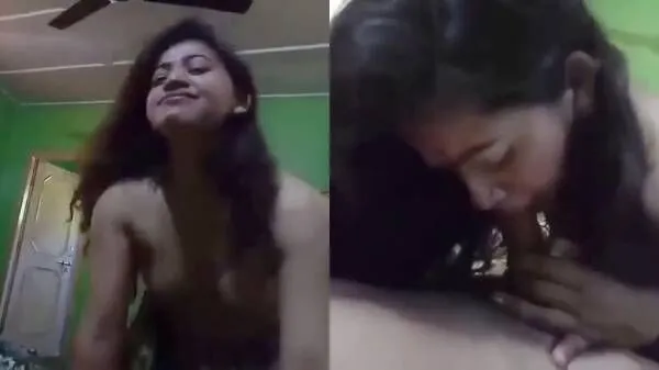 Cute Punjabi kudi sucking & deep throating bf’s morning wood