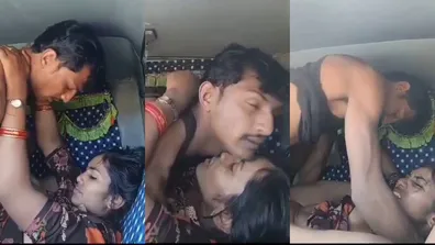 Unsatisfied village wife sex in car with hubby’s Uber driver friend